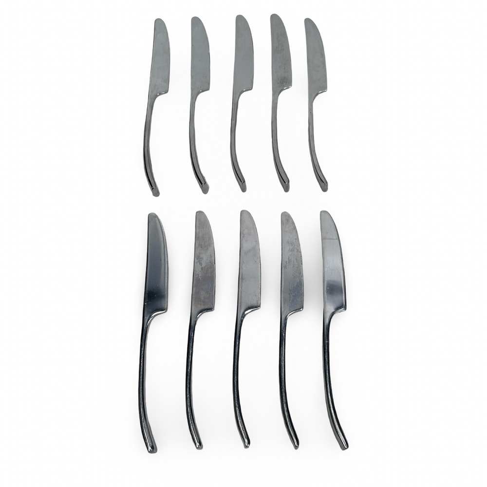 Zwilling J.A. Henckels Dinner Knives 9.5"‎ BellaSera Stainless Steel Lot of 10